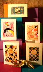 thank you notes, fossil prints