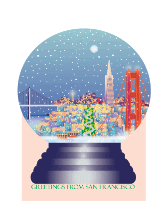 San FRancisco Snowglobe