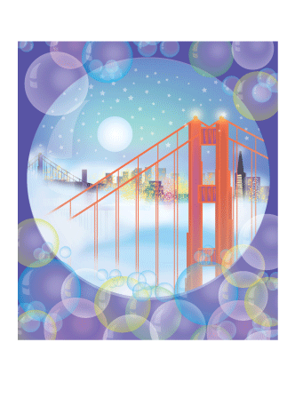 San Francisco in Bubbles