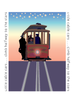 Cable Car on Hill